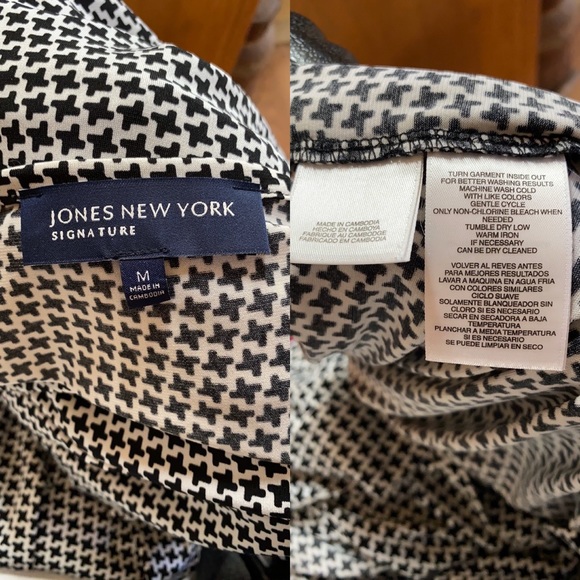 Jones New York; Houndstooth; MIDI; Dress; M - Picture 7 of 8